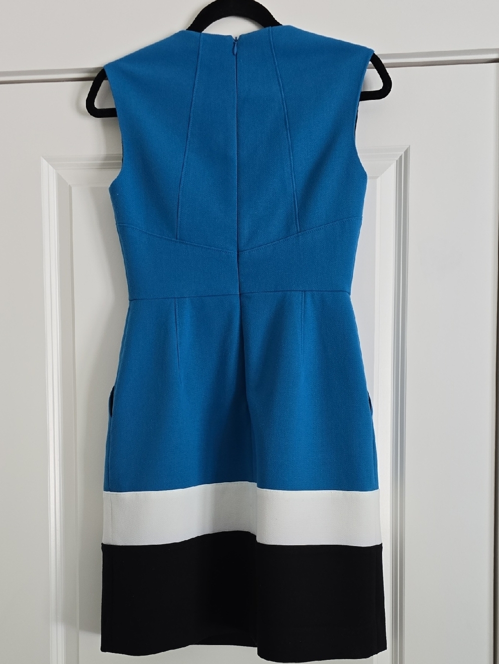 Anthropologie Shoshanna Color Block Sleeveless Dress Women's Size 2 - Picture 5 of 13